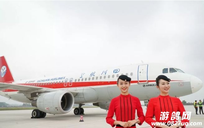 巴中恩阳机场迎来空客a320到来!空姐首次亮相,真美,感觉真好!