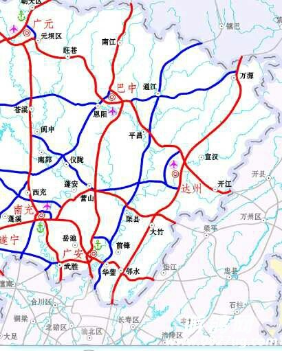 镇巴渝高速平昌段走向,又是一条高速公路