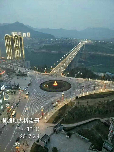 平昌城区航拍图